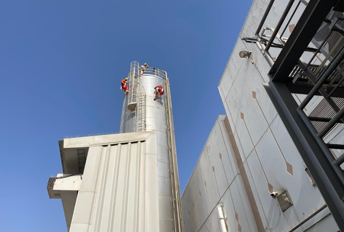 Coca Cola Silo Cleaning